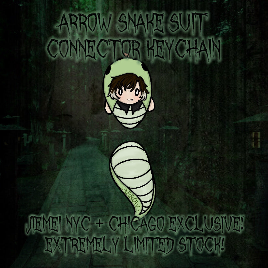 Arrow Snake Suit Connector Keychain